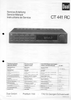 Dual CT-441-Service-Manual 